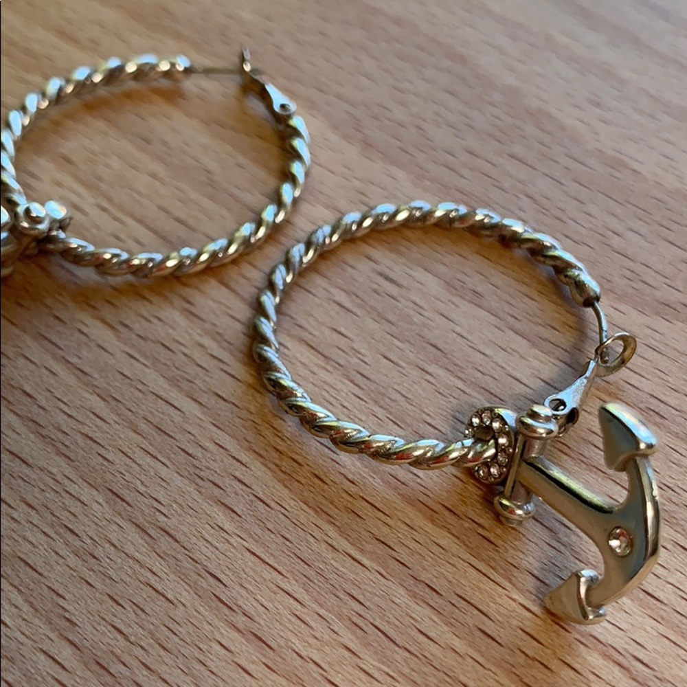 Brighton Hoop Nautical earrings